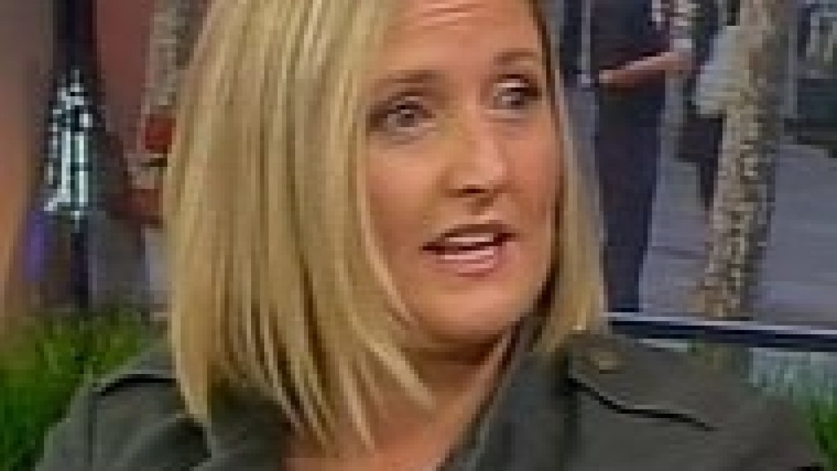 Kete y Jamie durante una entrevista televisiva