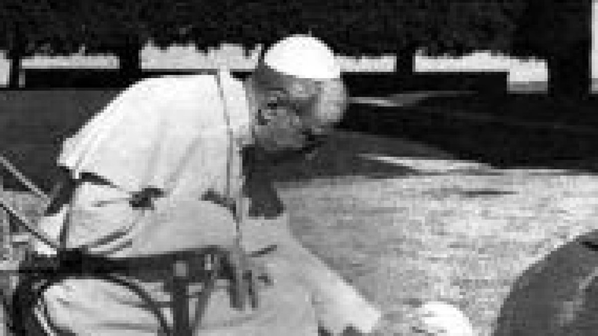 Pío XII en Castel Gandolfo