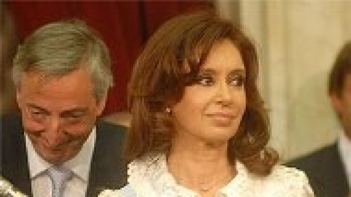 Cristina Fernández, presidenta de Argentina