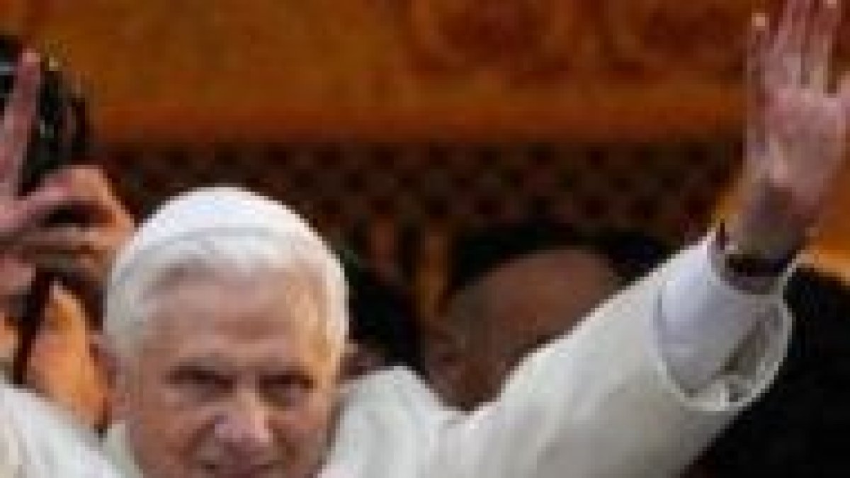 Benedicto XVI en la Sinagoga de Roma