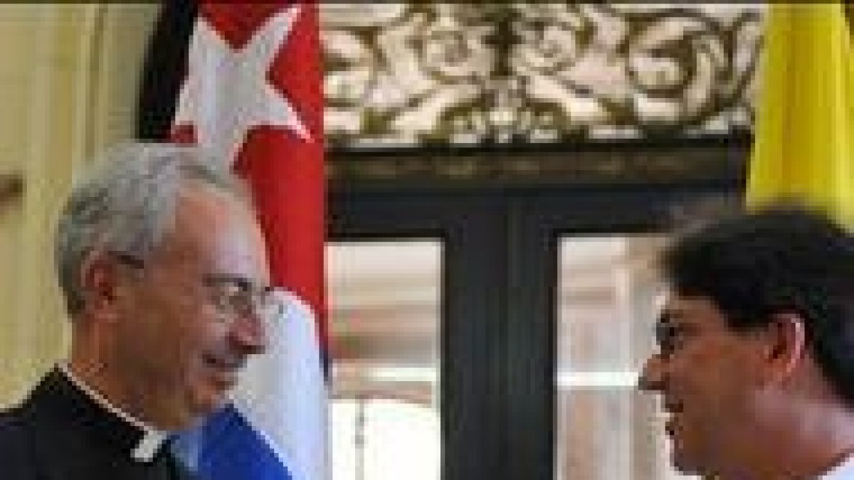 Mamberti y Rodríguez en Cuba