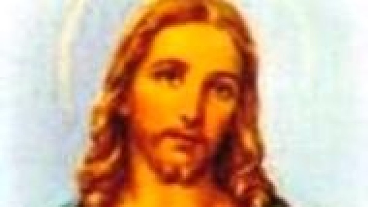 La imagen blasfema de un Cristo fumando y bebiendo