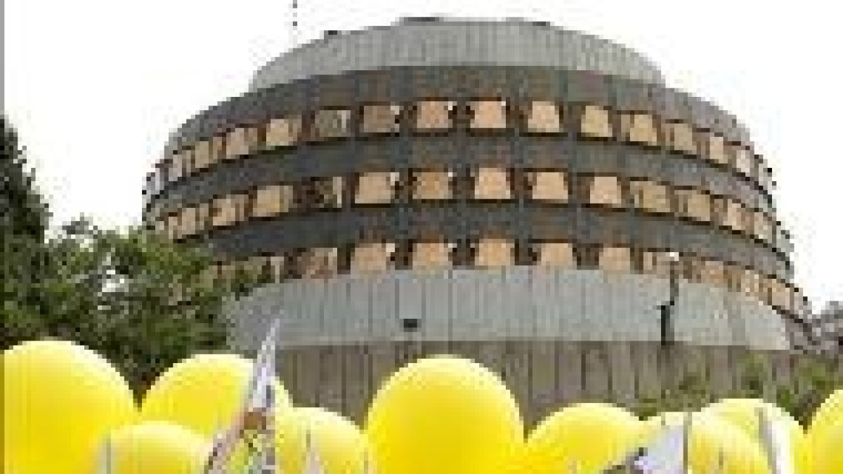Manifestación contra la ley del aborto frente al TC