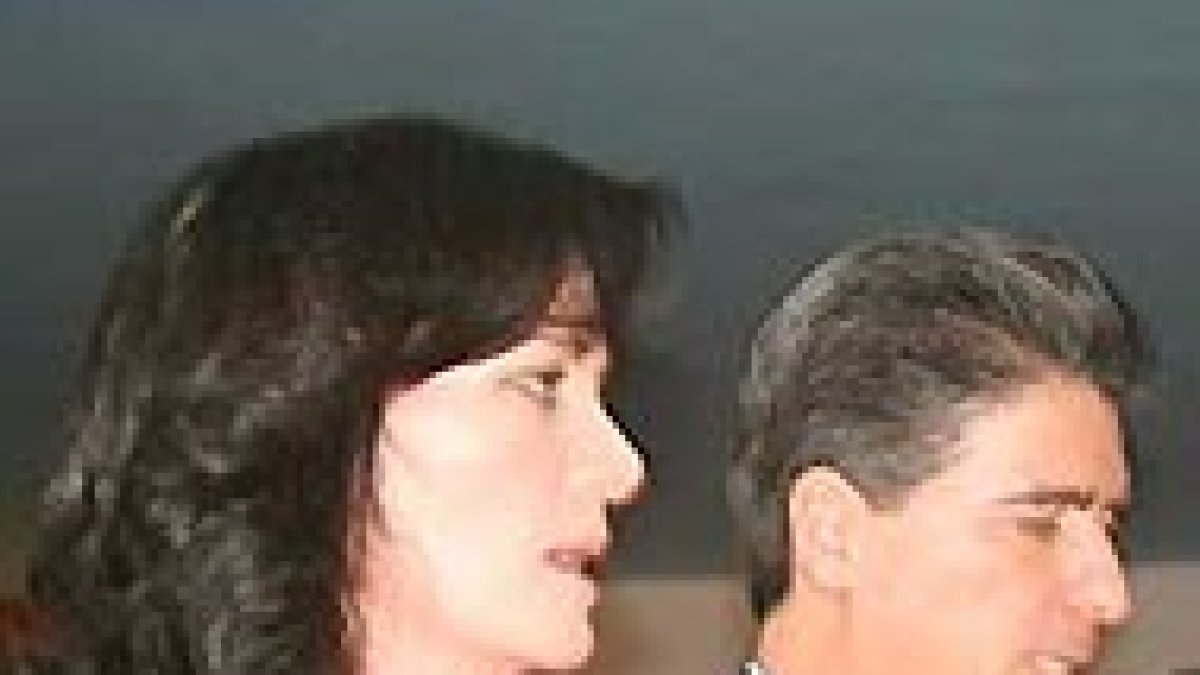 Emilio Burillo y su mujer, Mónica Alemán