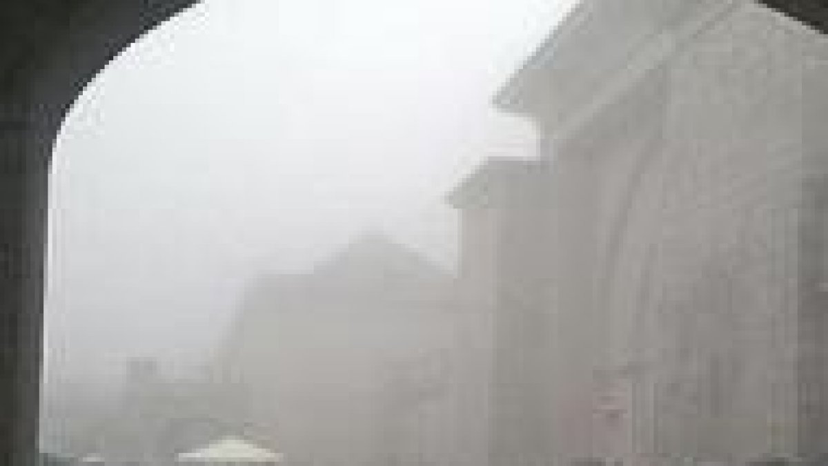 Un momento de la misa celebrada hoy en el Valle de los Caídos