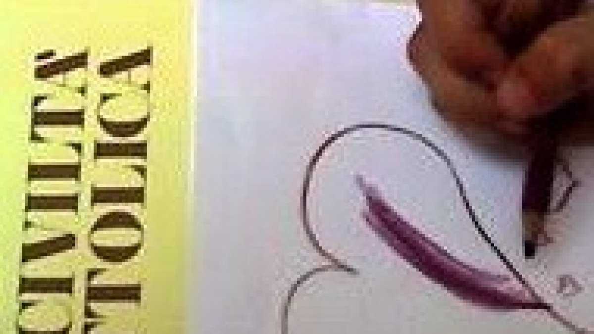 Un niño pinta un dibujo sobre La Civiltà Cattolica