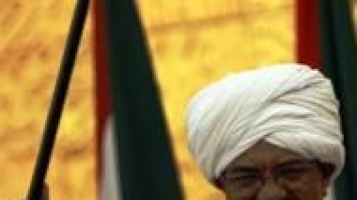 Omar Hassan al-Bashir, presidente de Sudán