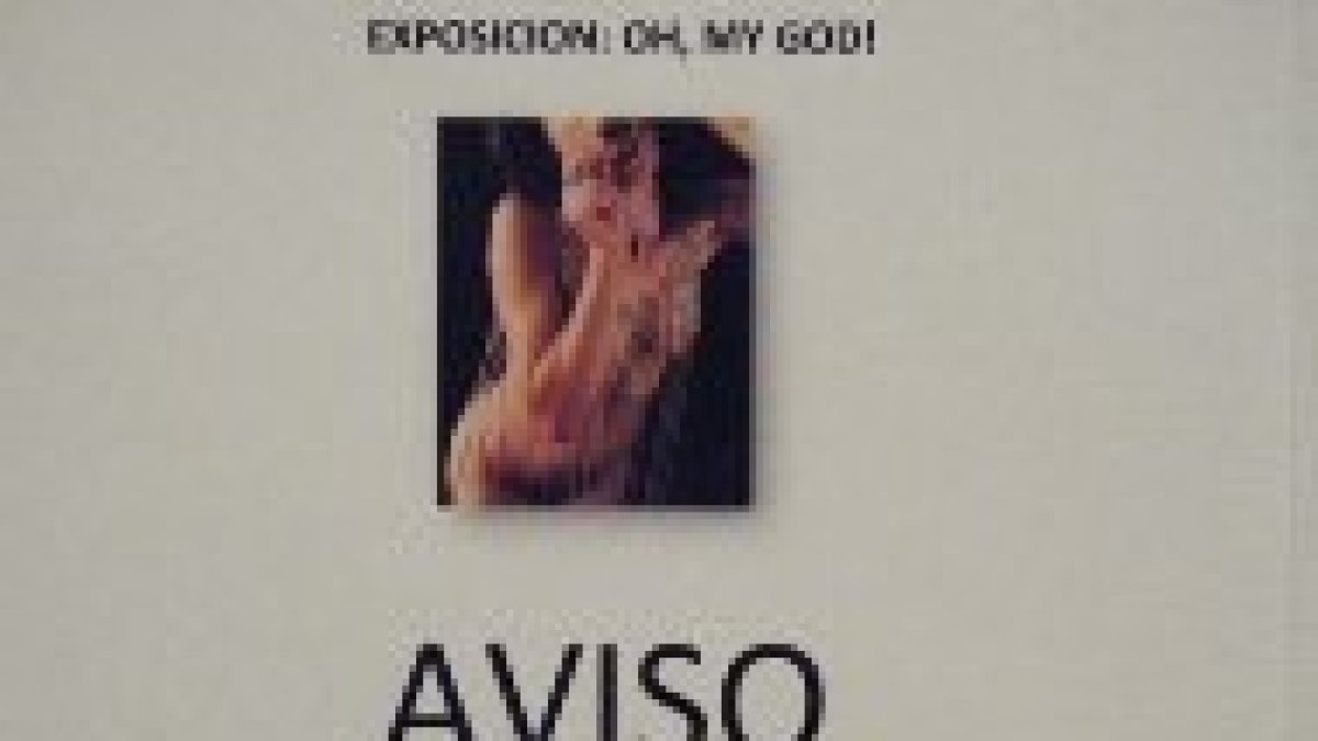 Aviso del retiro de las fotos ofensivas