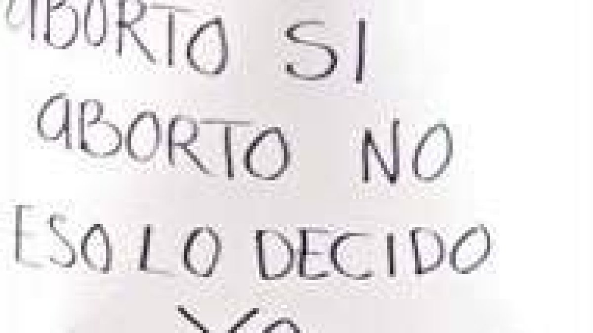 Manifestación a favor del aborto