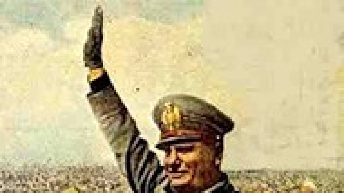 Benito Mussolini.