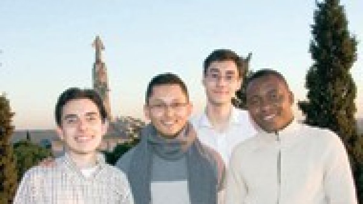 Un grupo de seminaristas de la diócesis de Getafe