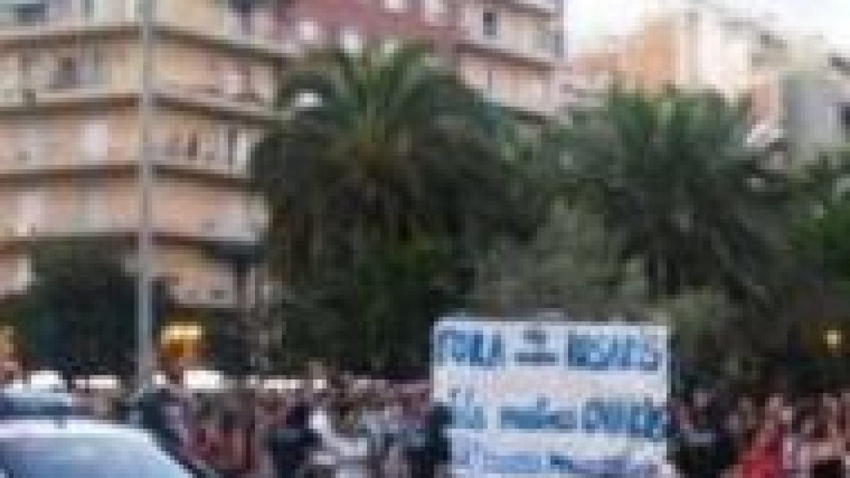 Un momento de la manifestación