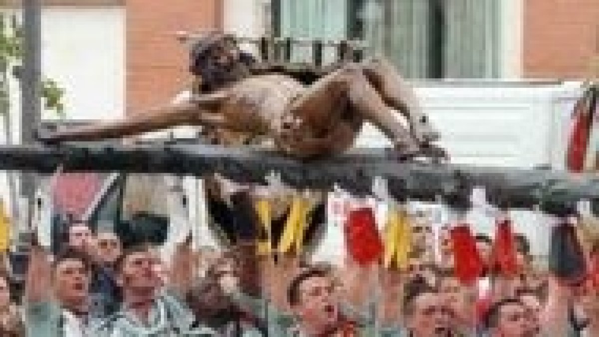 Legionarios en un acto religioso