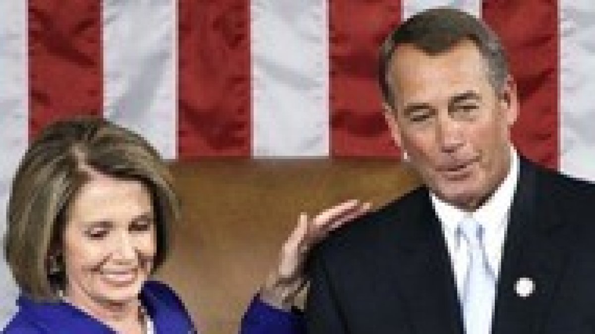 Nancy Pelosi y John Boehner