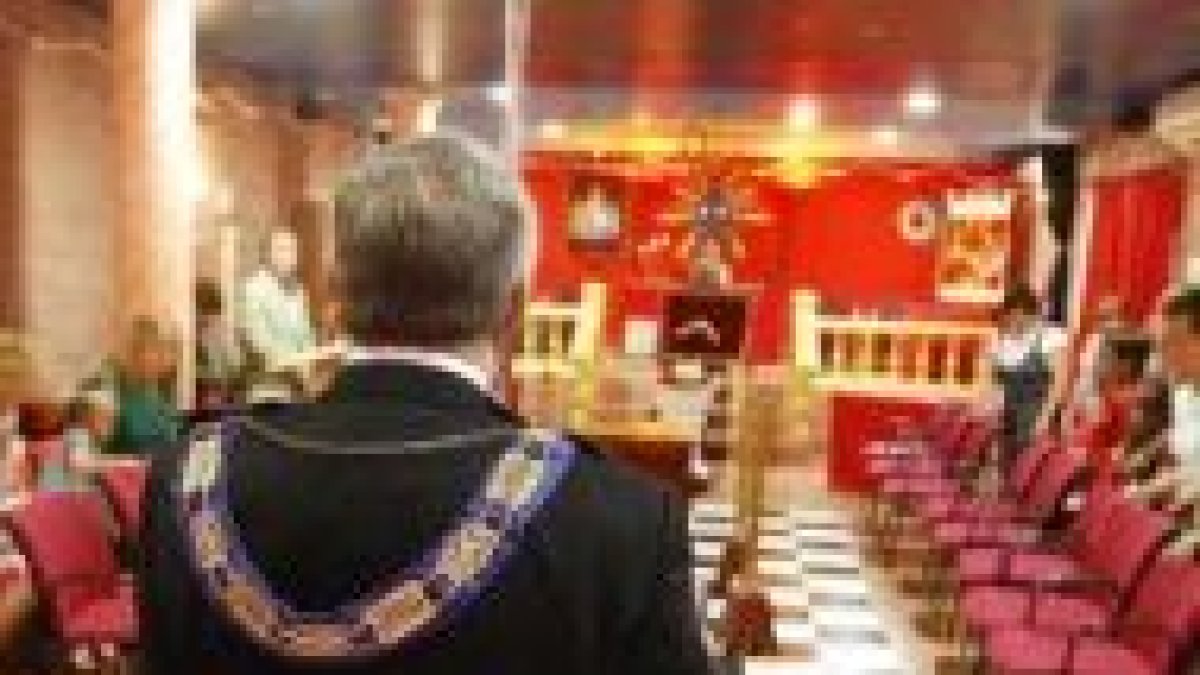 Una ceremonia masónica