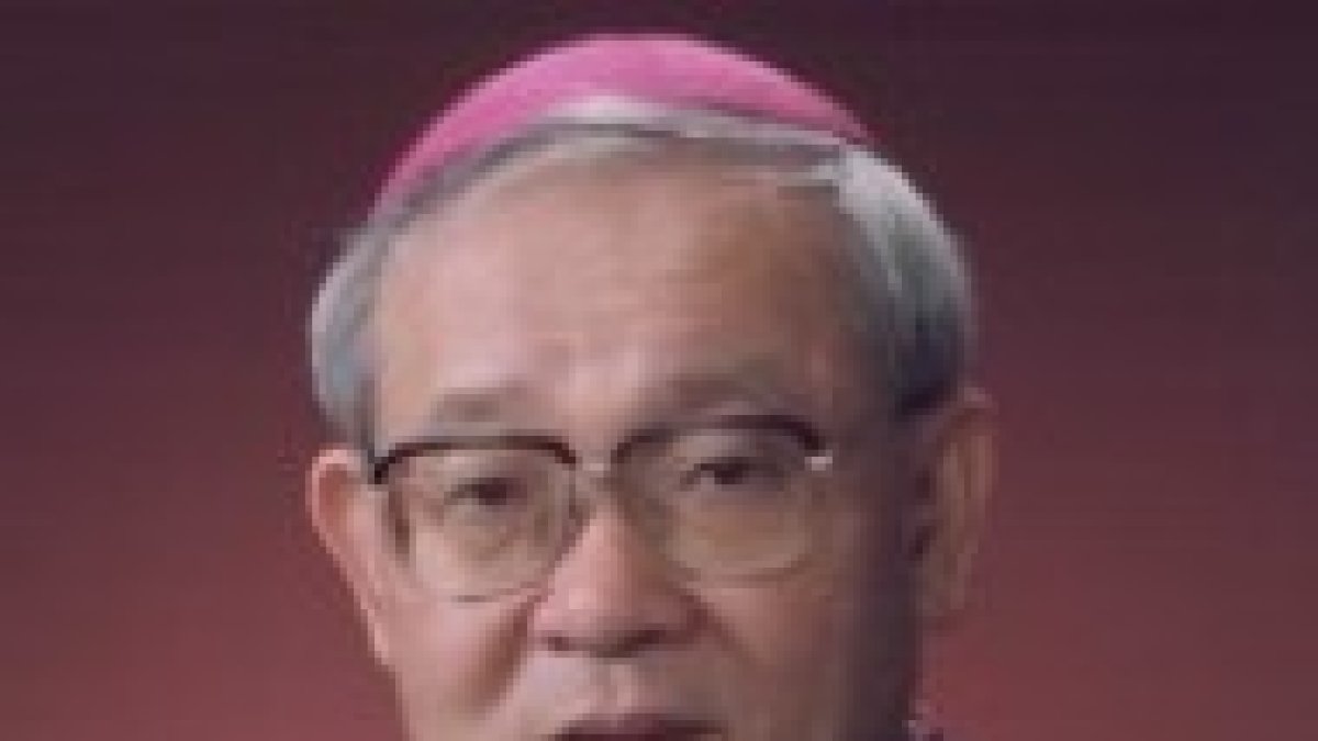 Monseñor Osamu Mizobe, obispo de Takamatsu, Japón