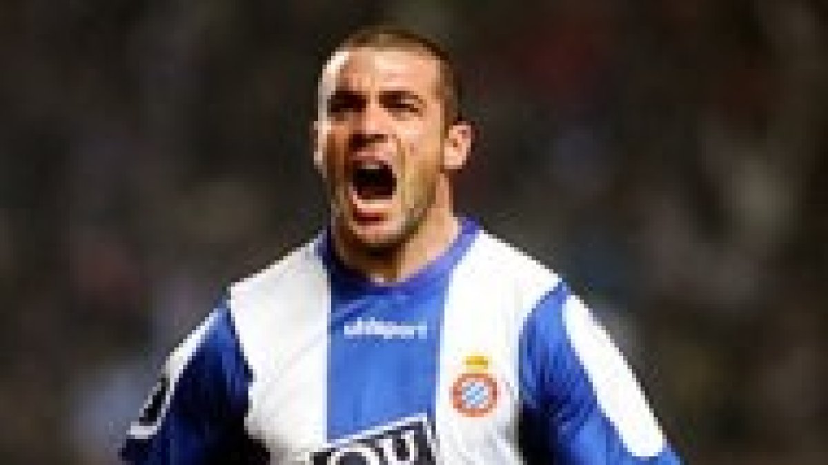 Pandiani, jugador del Espanyol