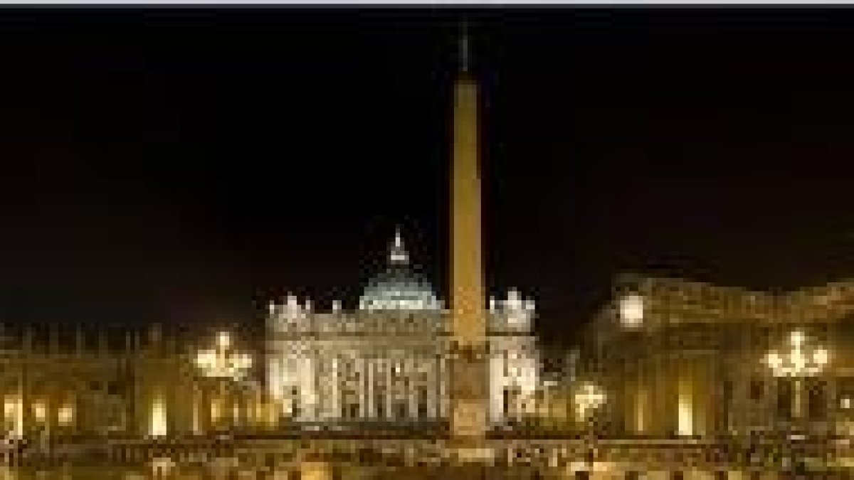 Basílica de San Pedro de noche