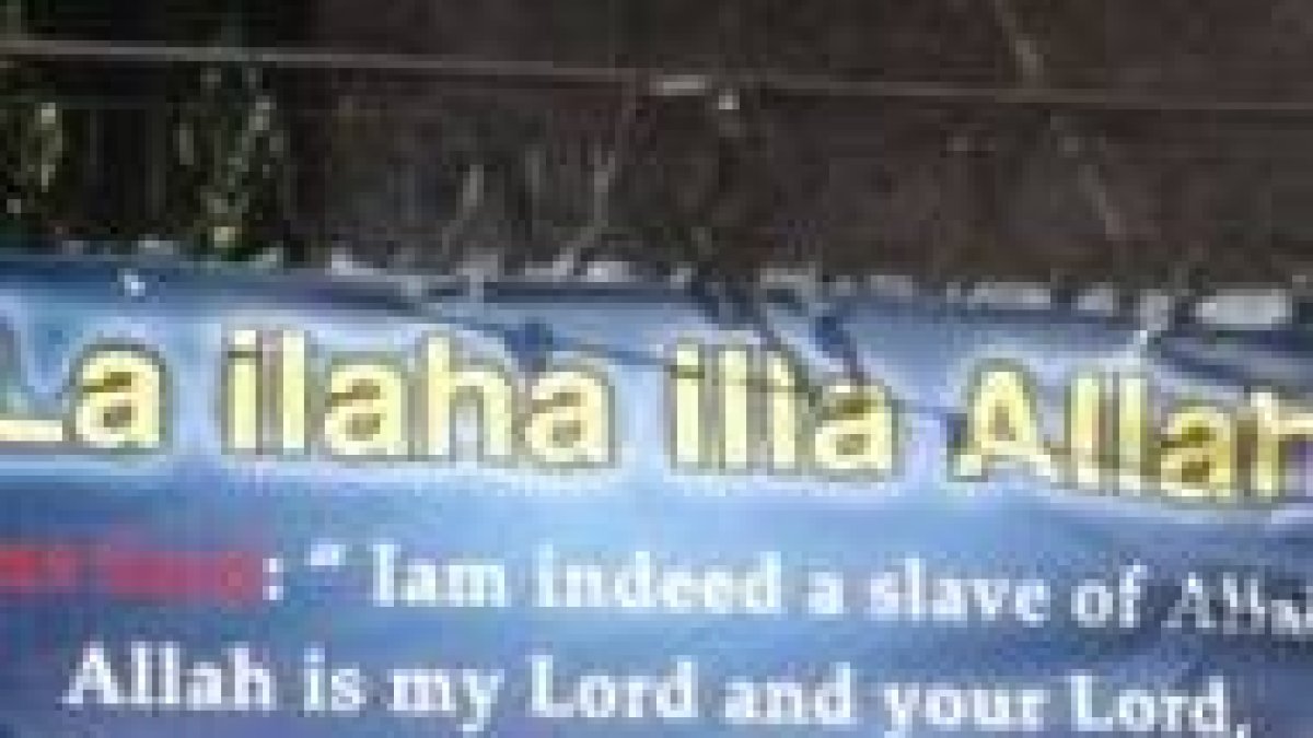 El cartel en Jerusalem