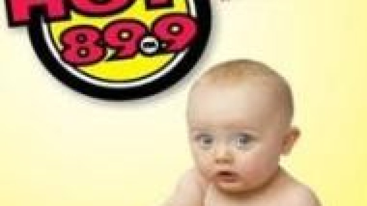 Cartel publicitario de la emisora de radio