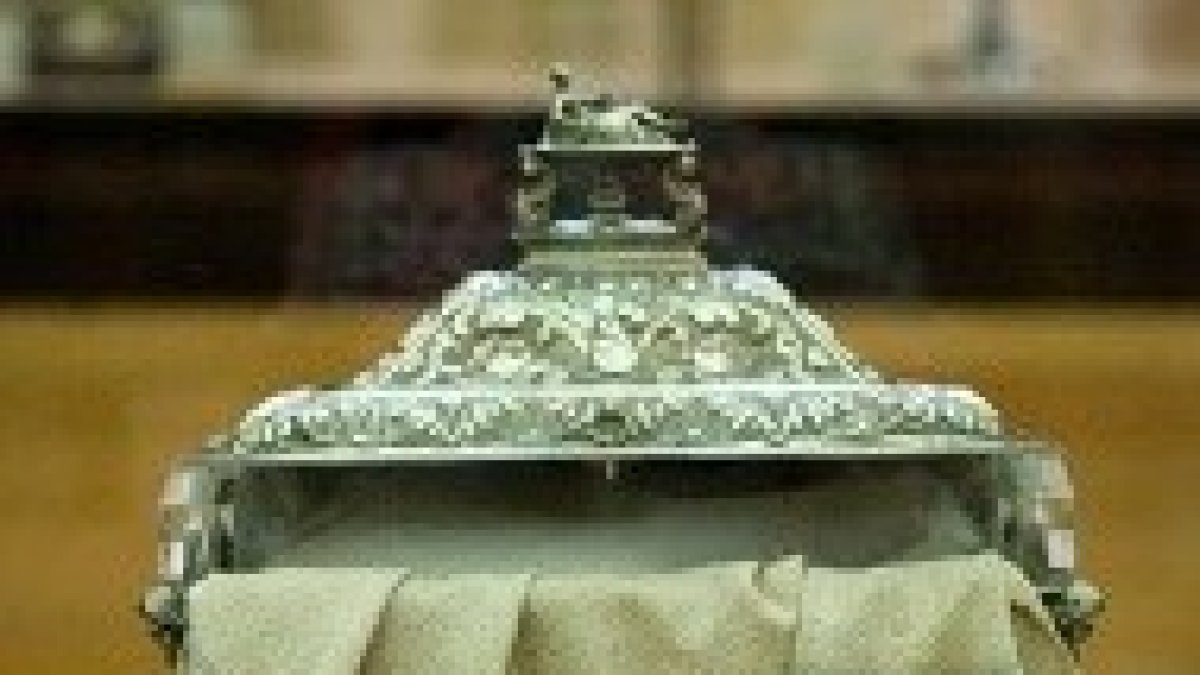 Mantel que se guarda en la Catedral de Coria (España)