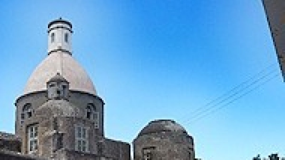 Una trattoria junto a la iglesia de Santa Sofía en Anacapri.