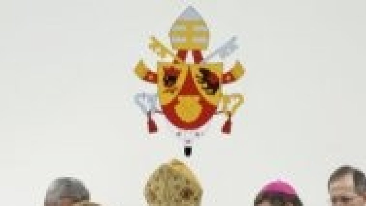 El Papa en un momento de la misa