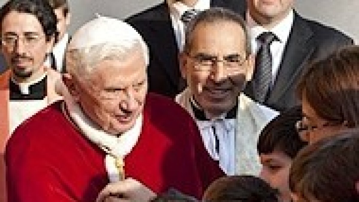 El Papa, en Santa María de las Gracias.