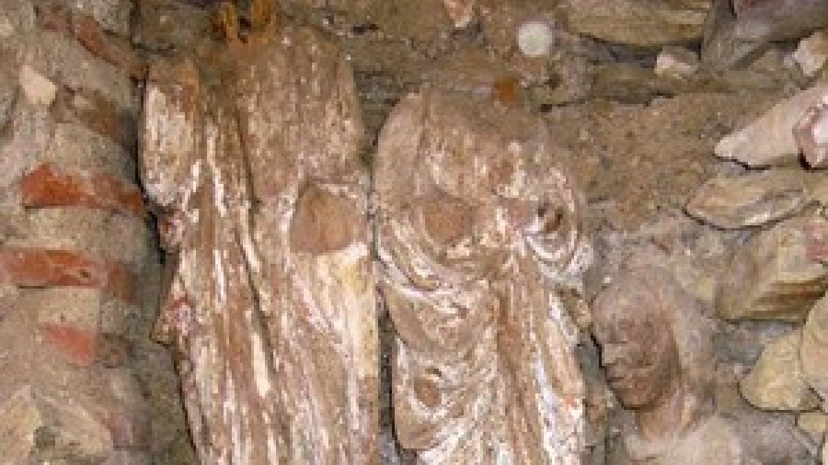 Tumba descubierta en Santo Domingo de Silos