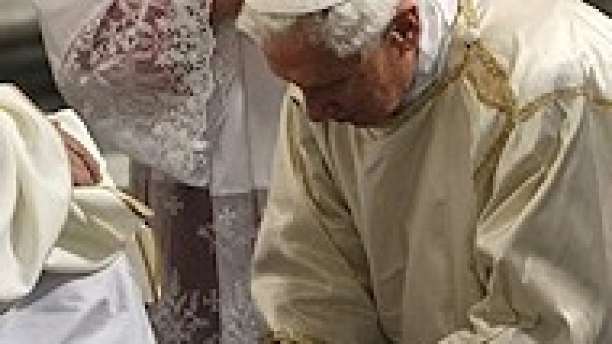 El lavatorio de pies.