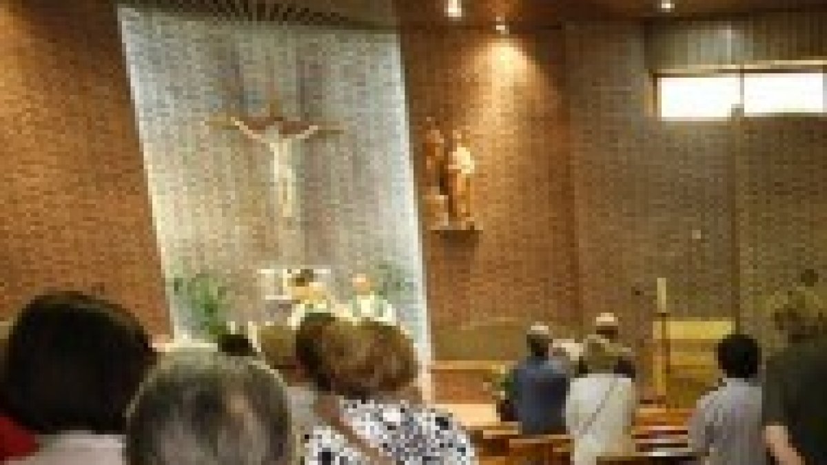 Interior de la iglesia donde ocurrió el suceso