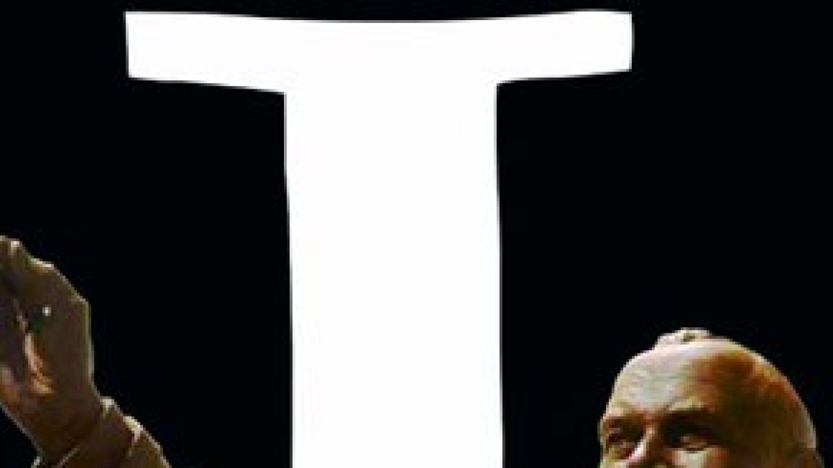 Detalle superior de la estatua