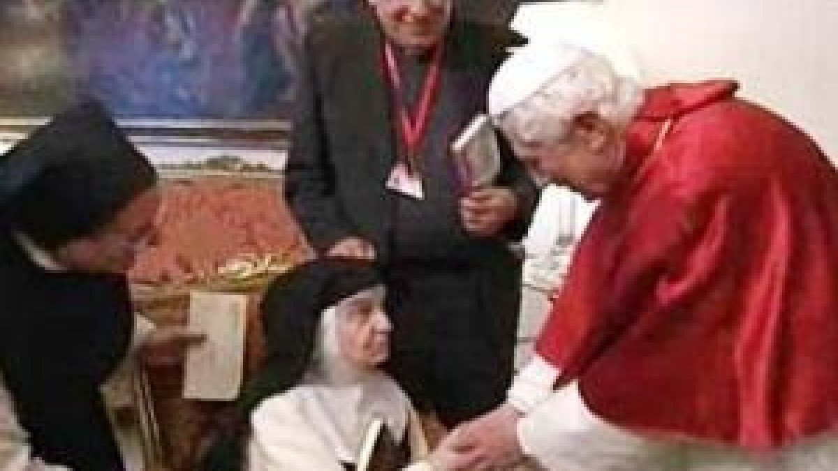 Sor Teresita y Benedicto XVI