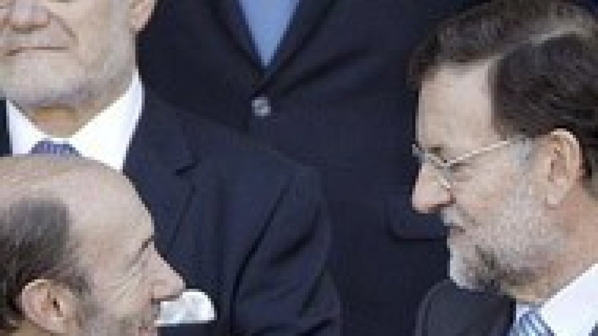 Alfredo Pérez Rubalcaba y Mariano Rajoy