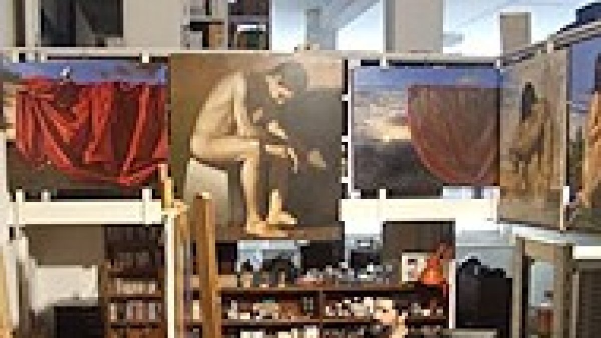 Rodolfo Papa, en su estudio.