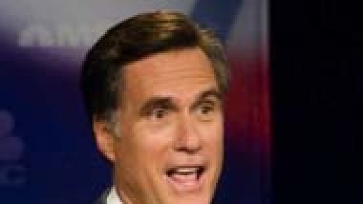Romney: un hombre y una mujer.