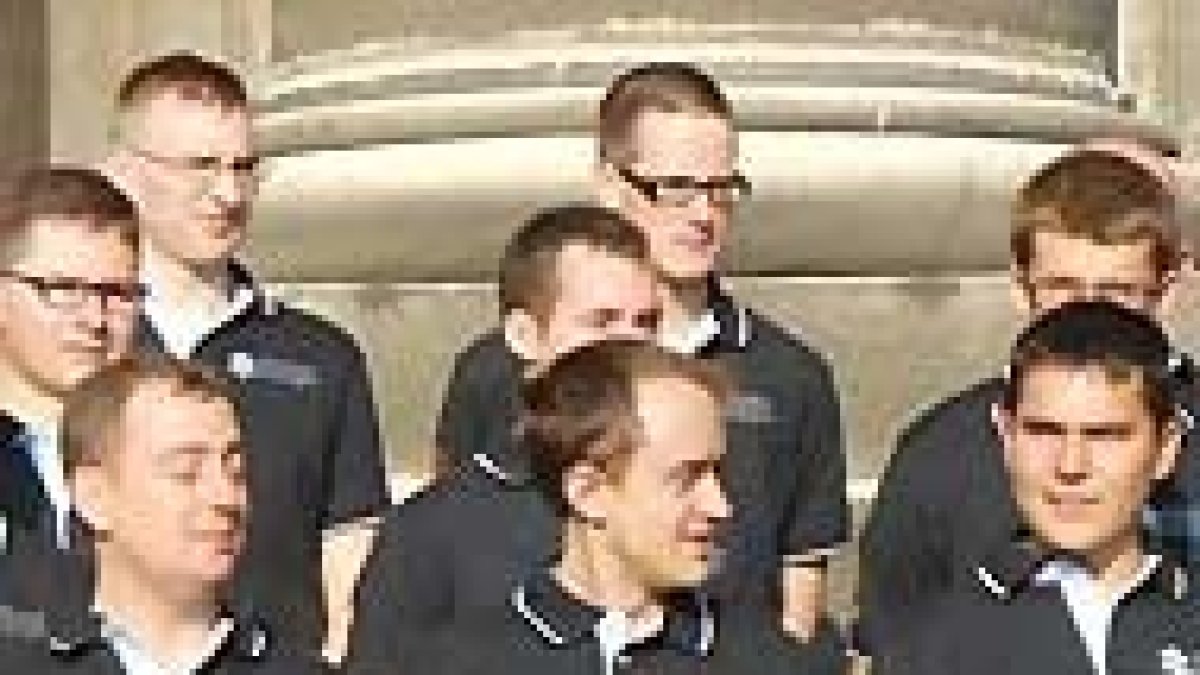 Los jóvenes soldados del Papa.