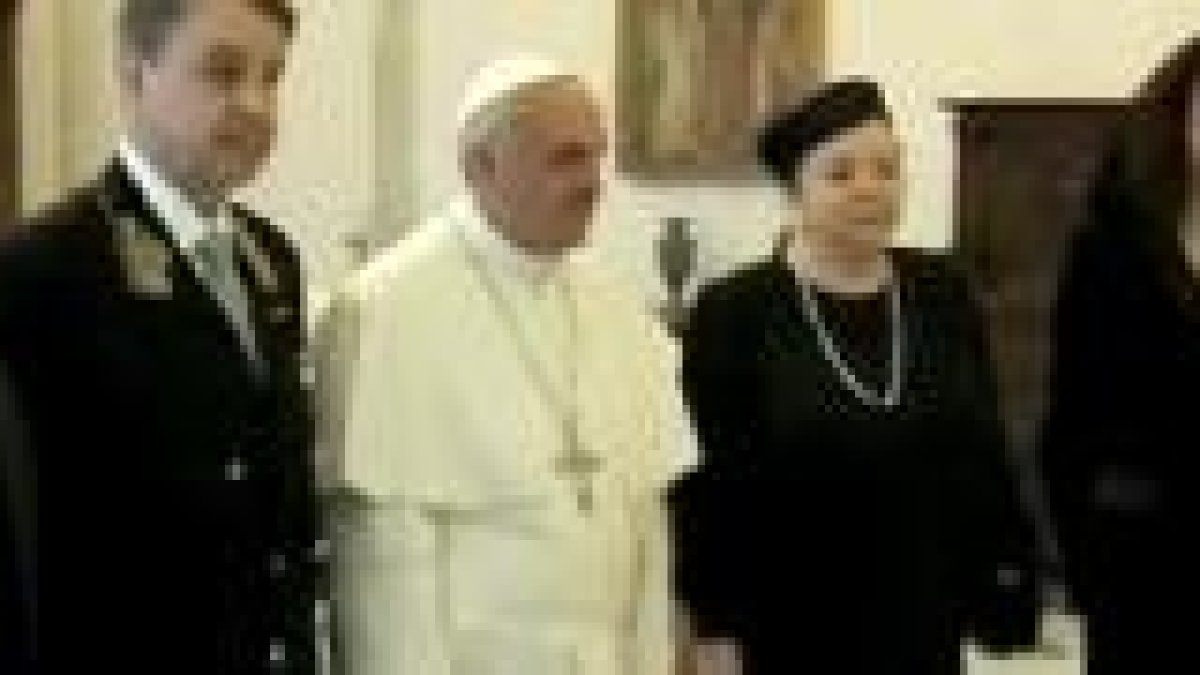 El Papa con los diplomáticos rusos