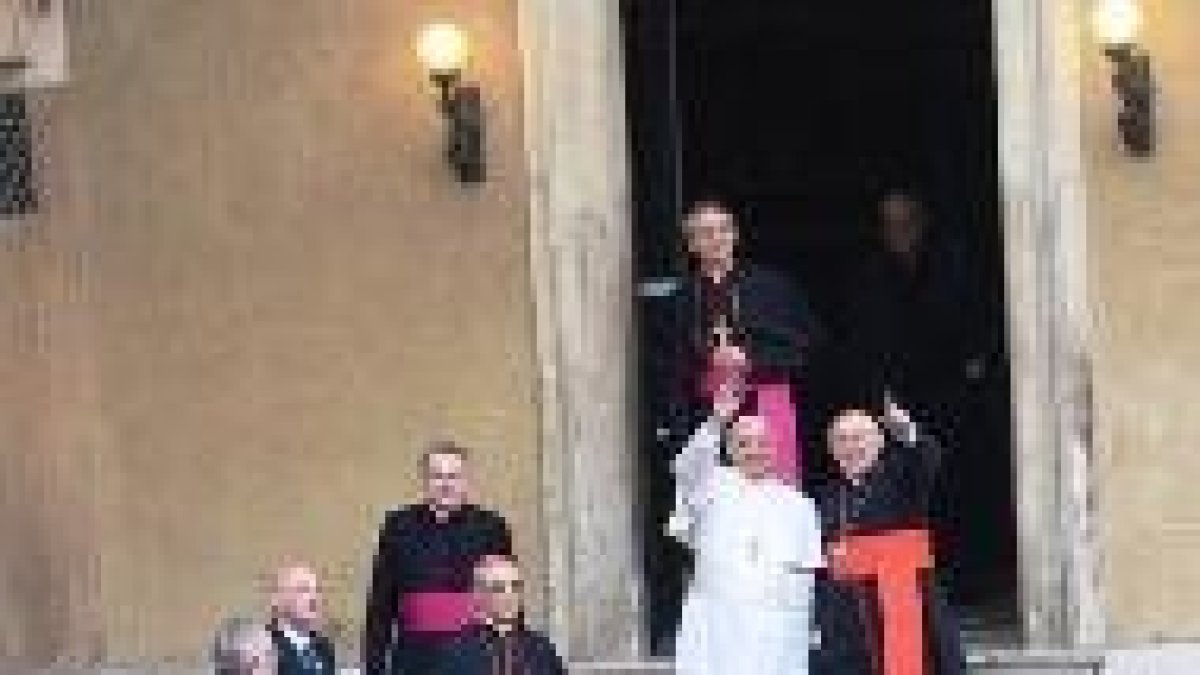 El Papa Francisco, camino de Santa M Mayor