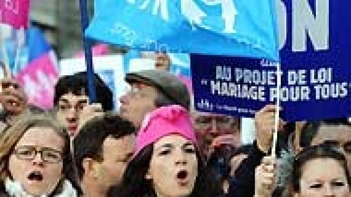 Las ya históricas Manif pour Tous.