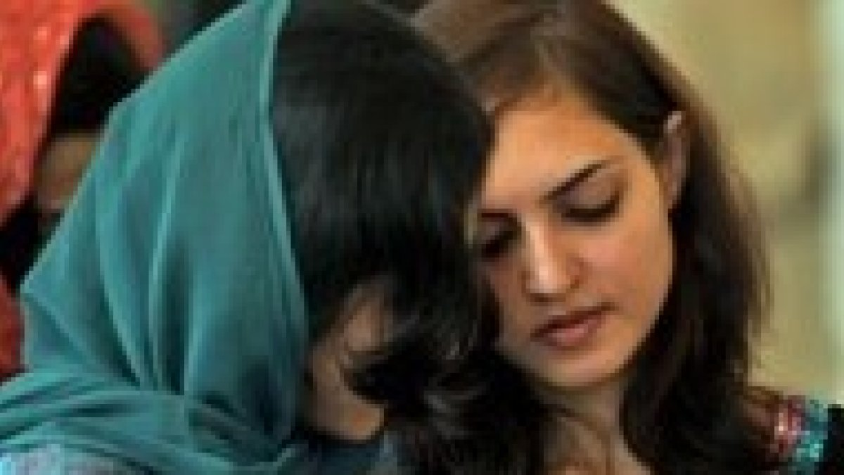 Una joven de Pakistán
