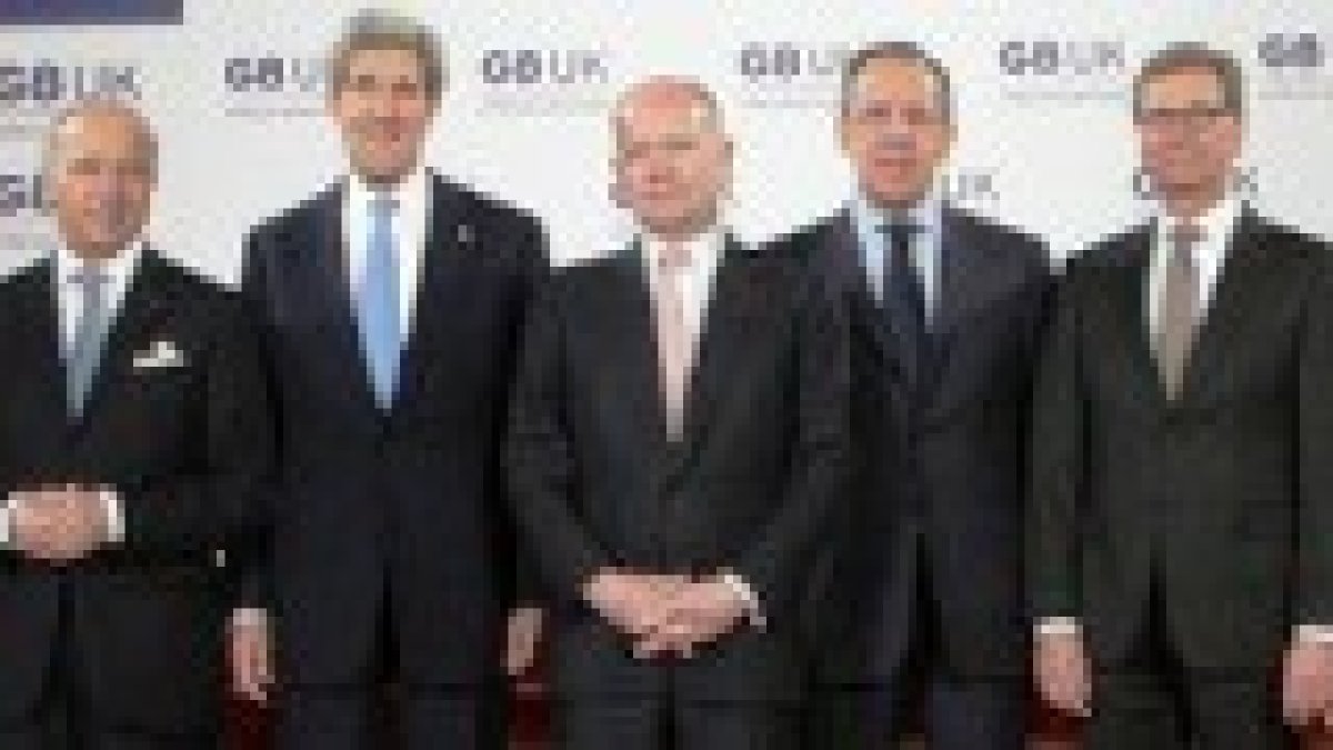 Protagonistas de la cita G8 de 2013