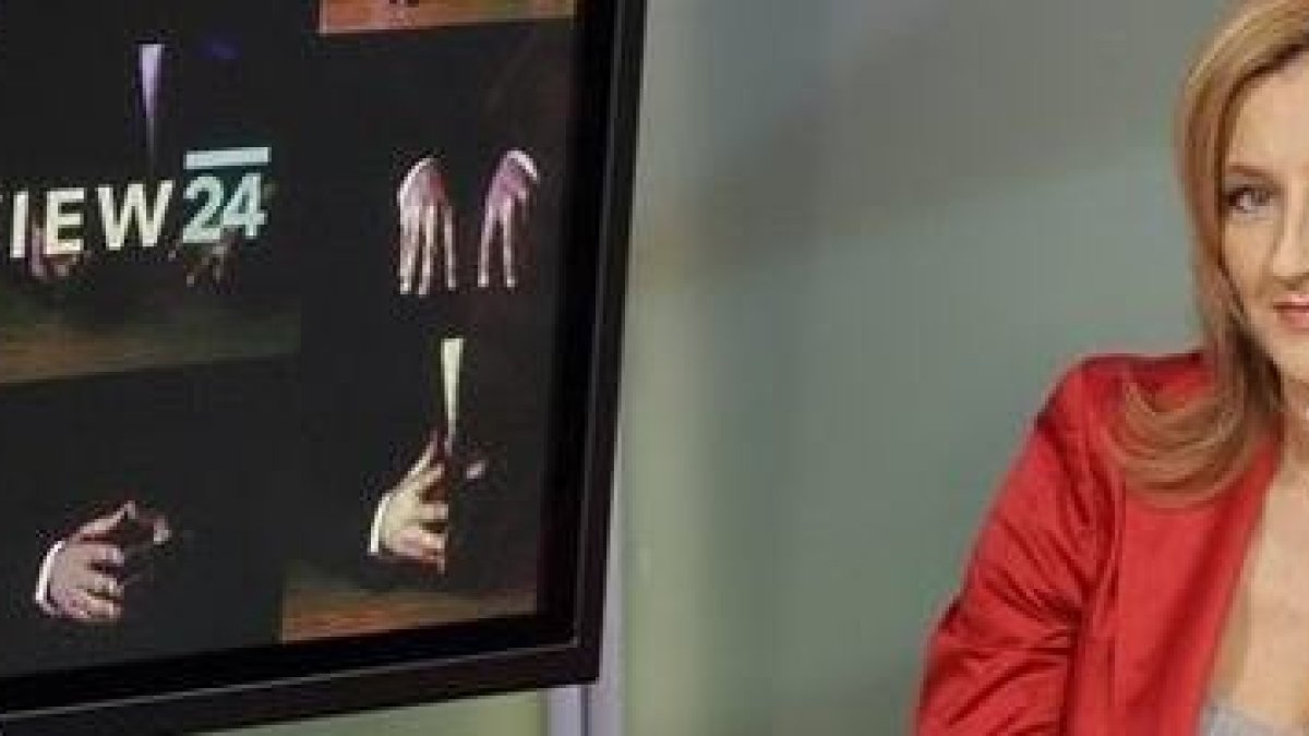 Daniela Drtinova es una popular presentadora televisiva checa