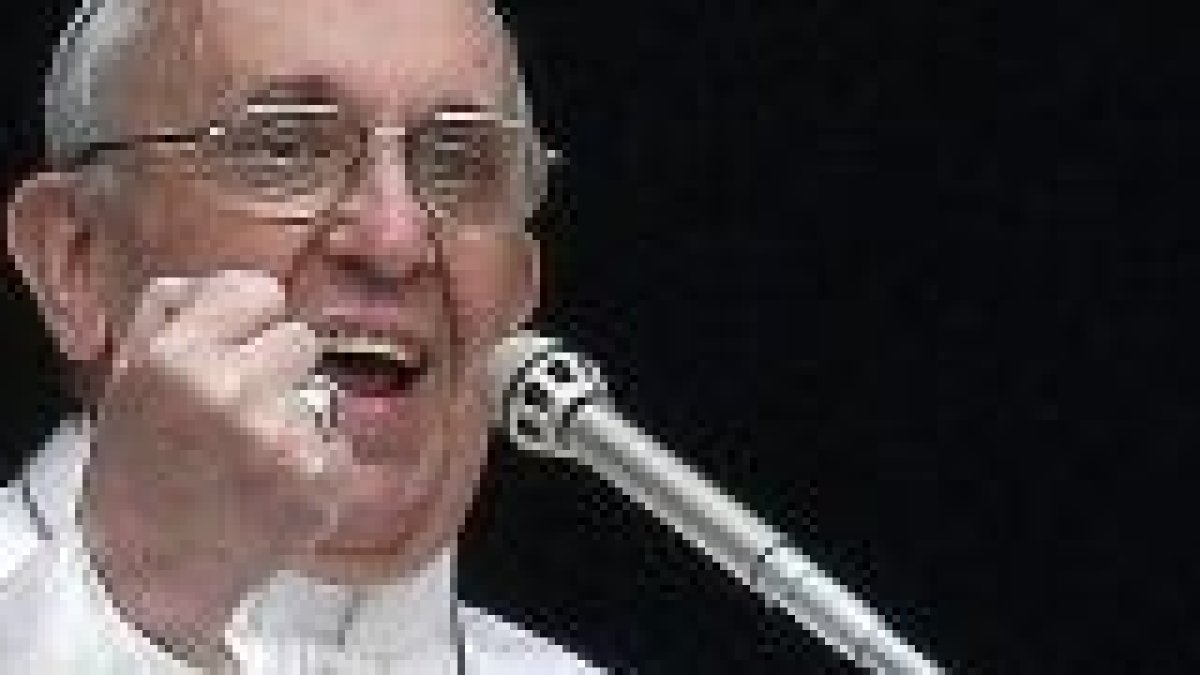 El Papa Francisco, con emoción