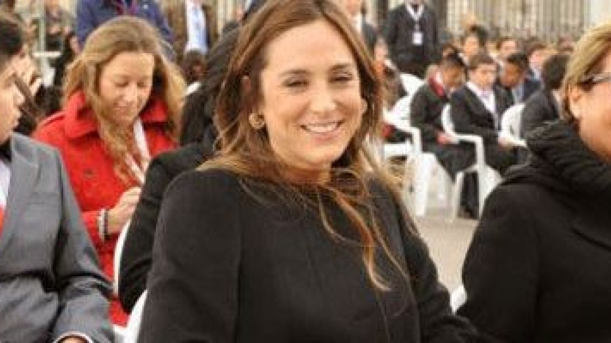 Tamara Falcó, con su madrina, en la confirmación multitudinaria