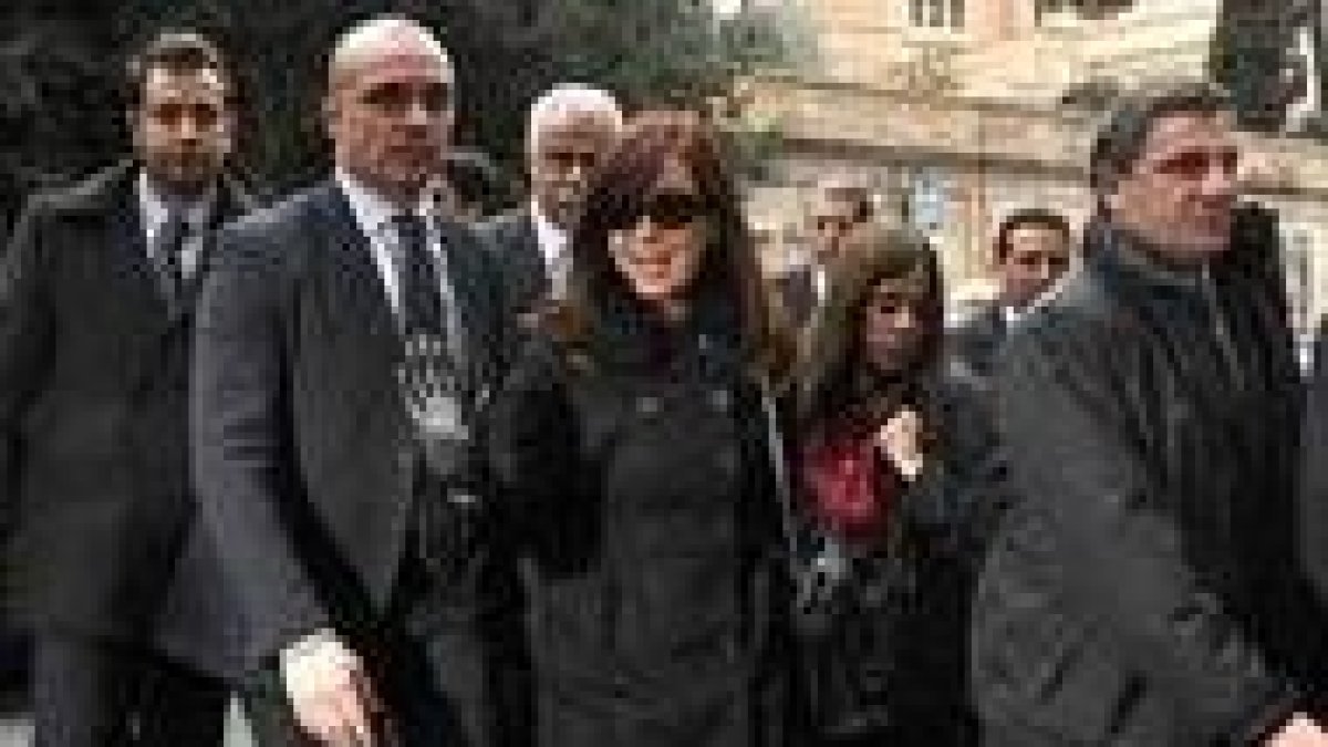 Cristina Kirchner en Roma, el domingo 17 de marzo