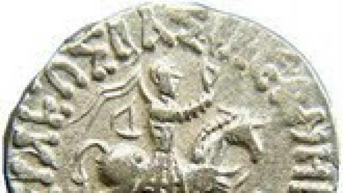 Moneda de Azes, de la India; circuló por todo Oriente