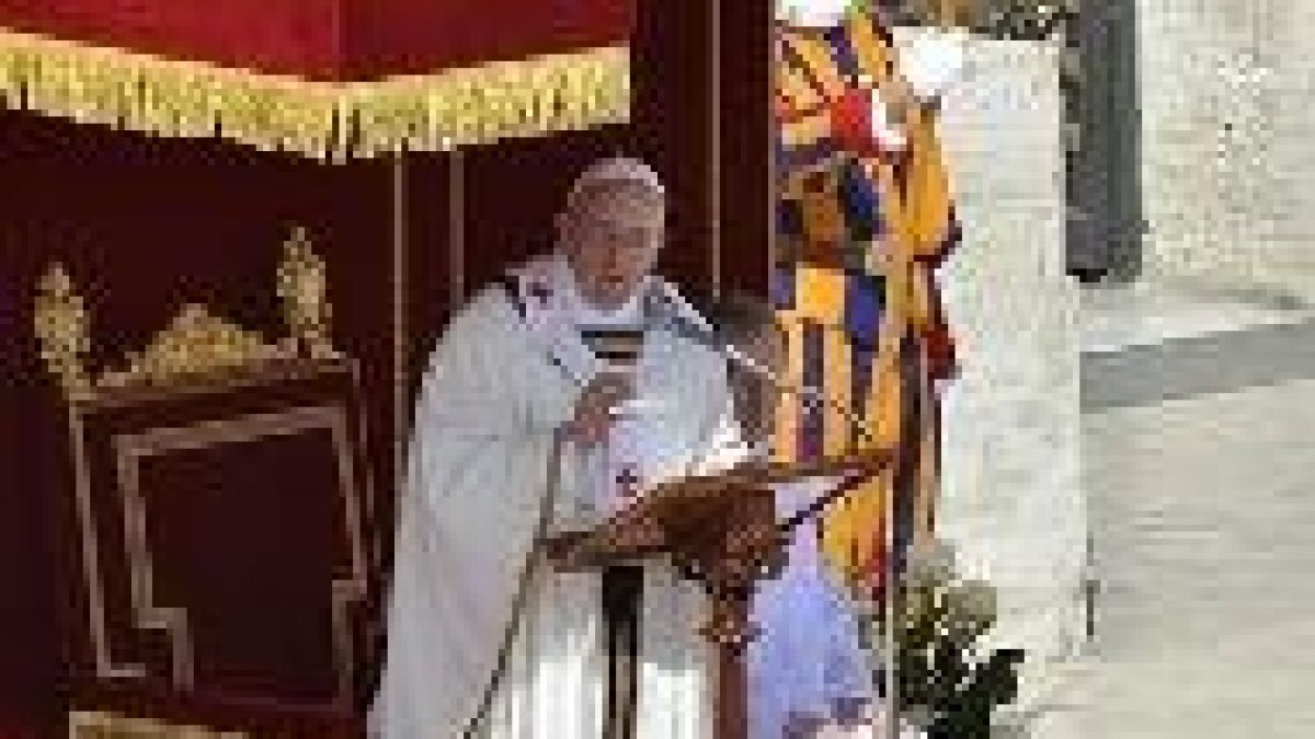 El Papa Francisco en su homilía