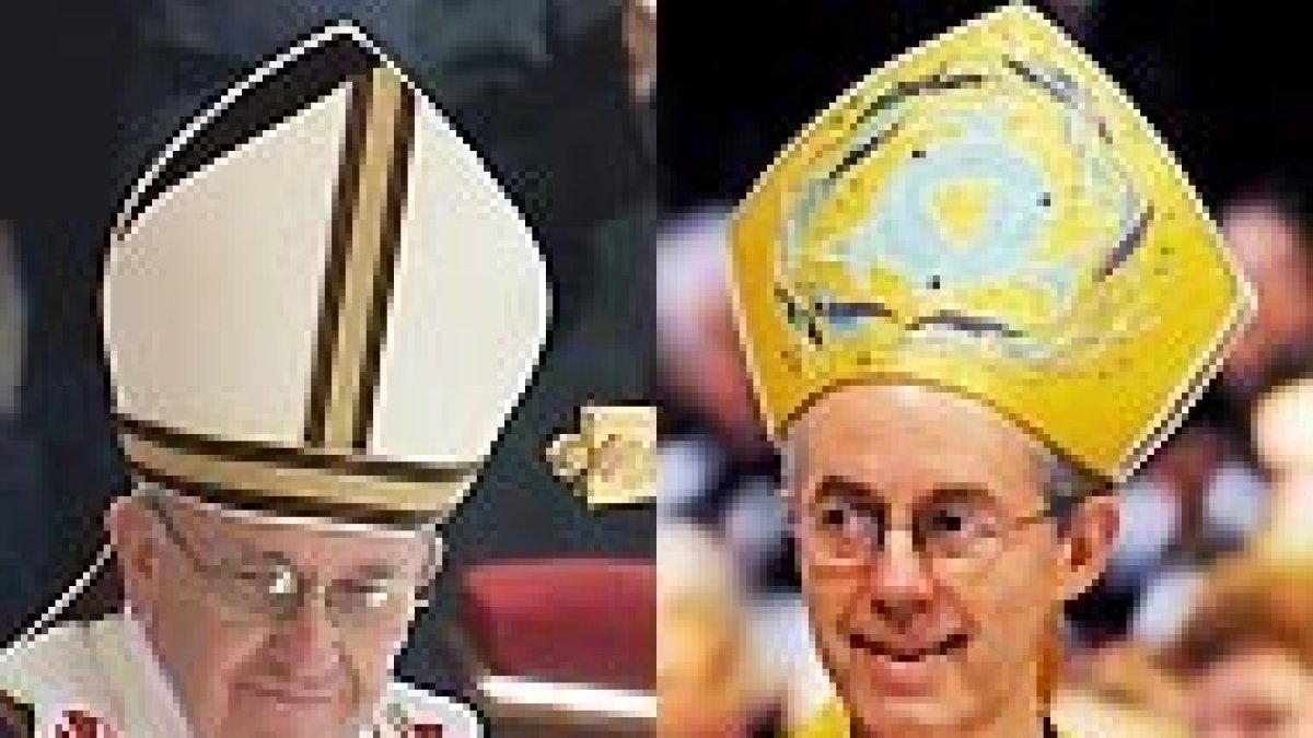 El Papa Francisco y Justin Welby.