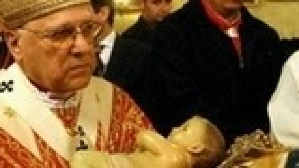 El Patriarca Sabbah, en una Navidad en Belén